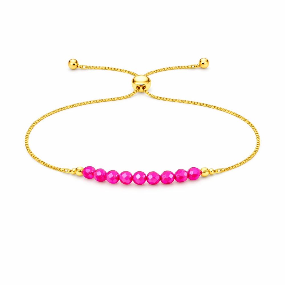 Ruby Lariat Bracelet